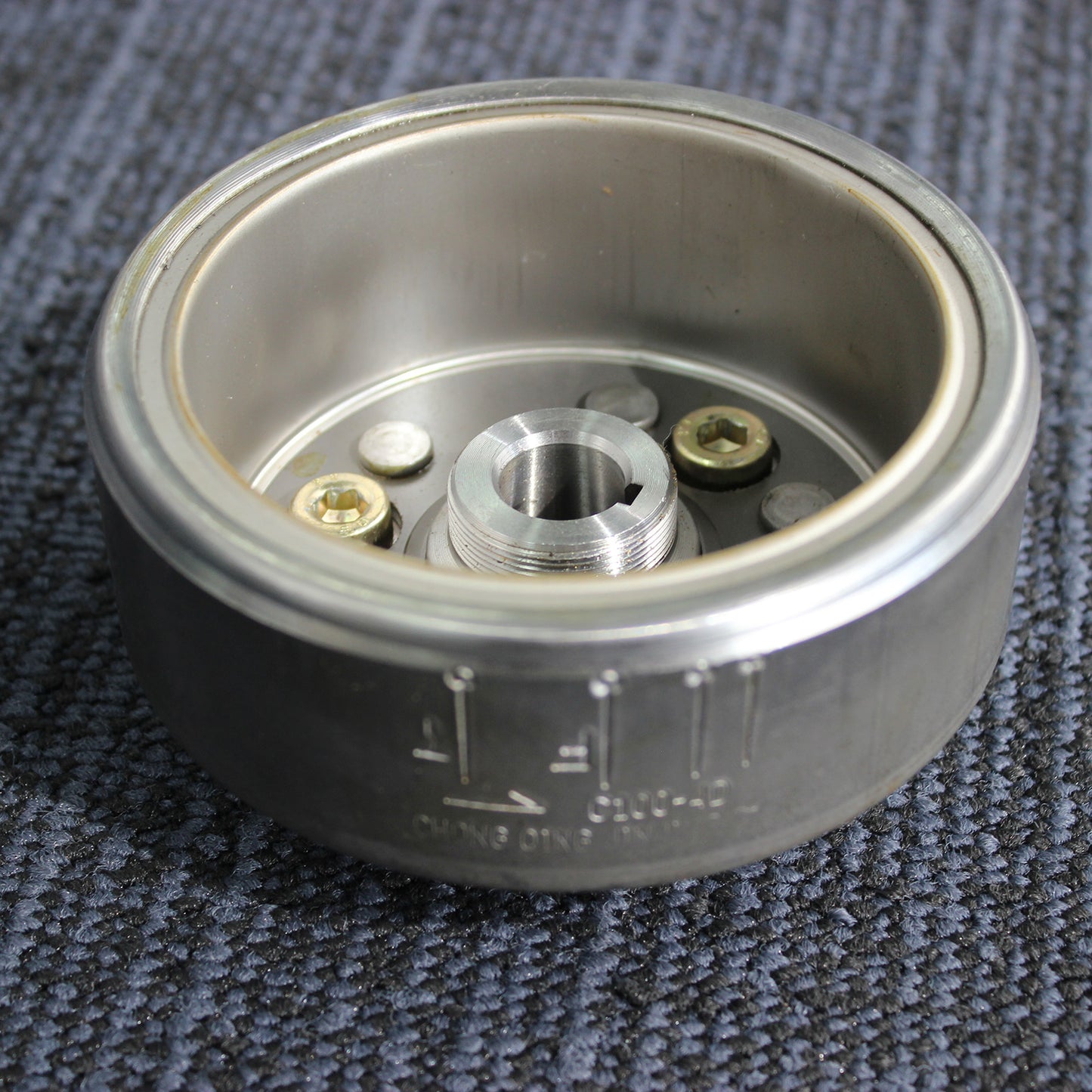 6 Coil Magneto Stator Plate + Flywheel Set 50cc 90cc 110cc 125cc PIT PRO Dirt Bike