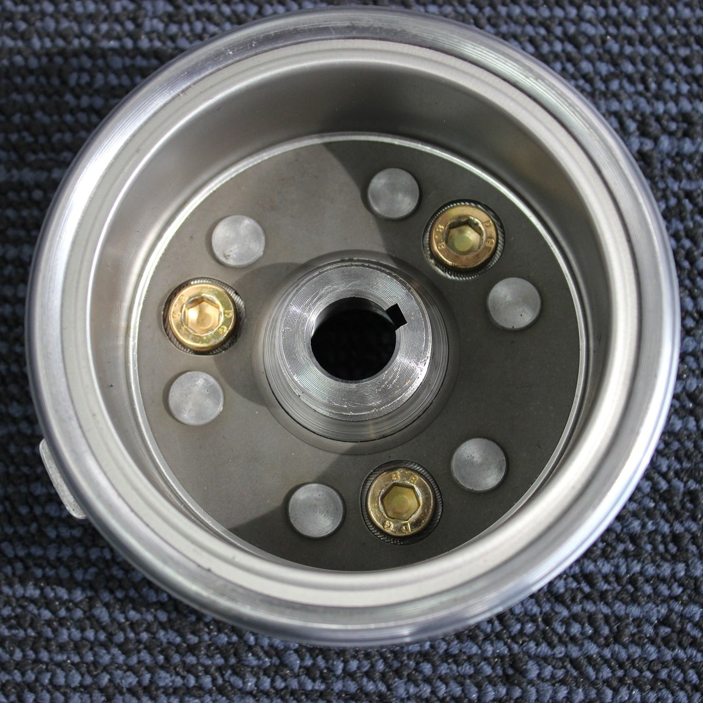 6 Coil Magneto Stator Plate + Flywheel Set 50cc 90cc 110cc 125cc PIT PRO Dirt Bike