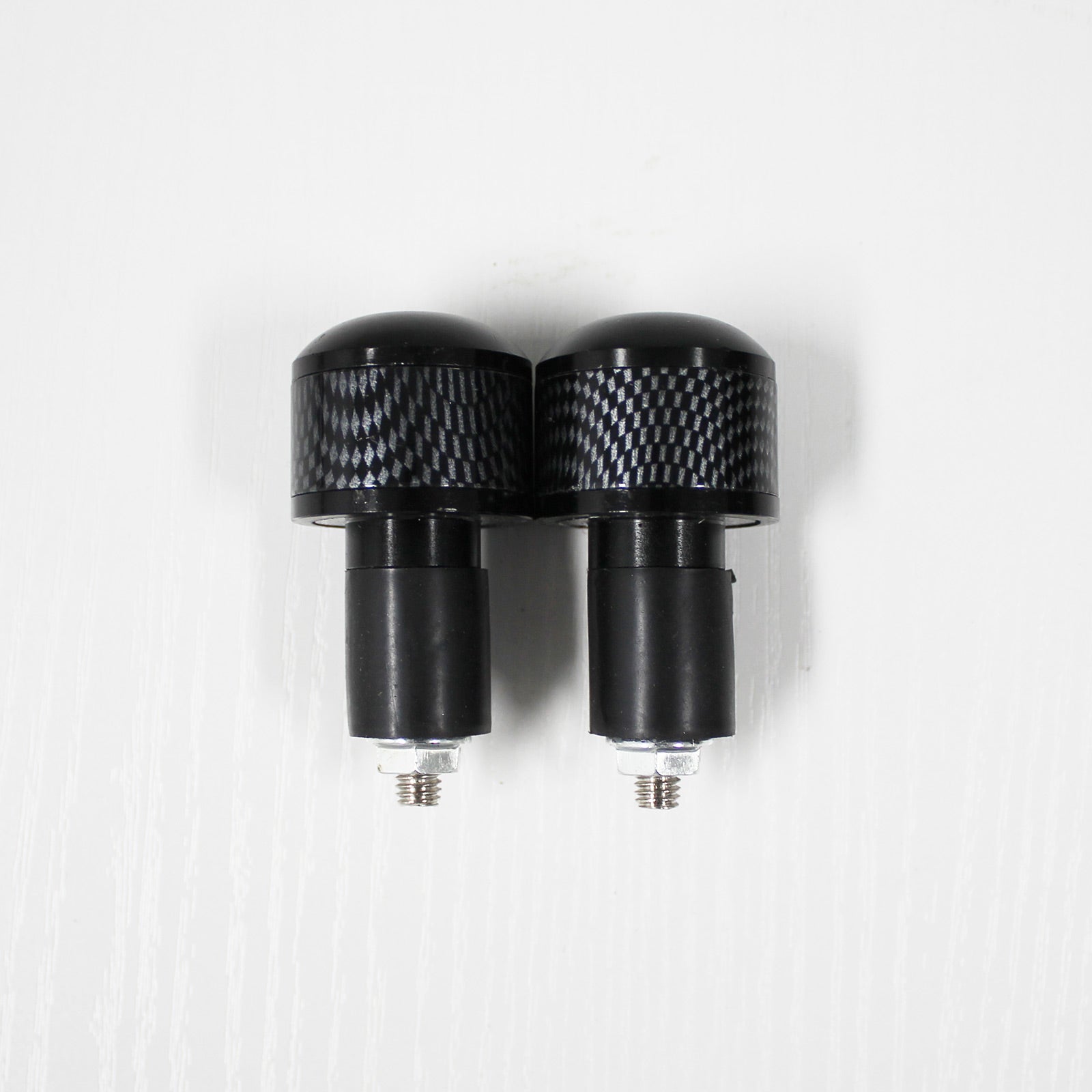 7" Motorcycle Handlebar Cap Hand Grips Bar End Plug Accessories Pair - TDRMOTO