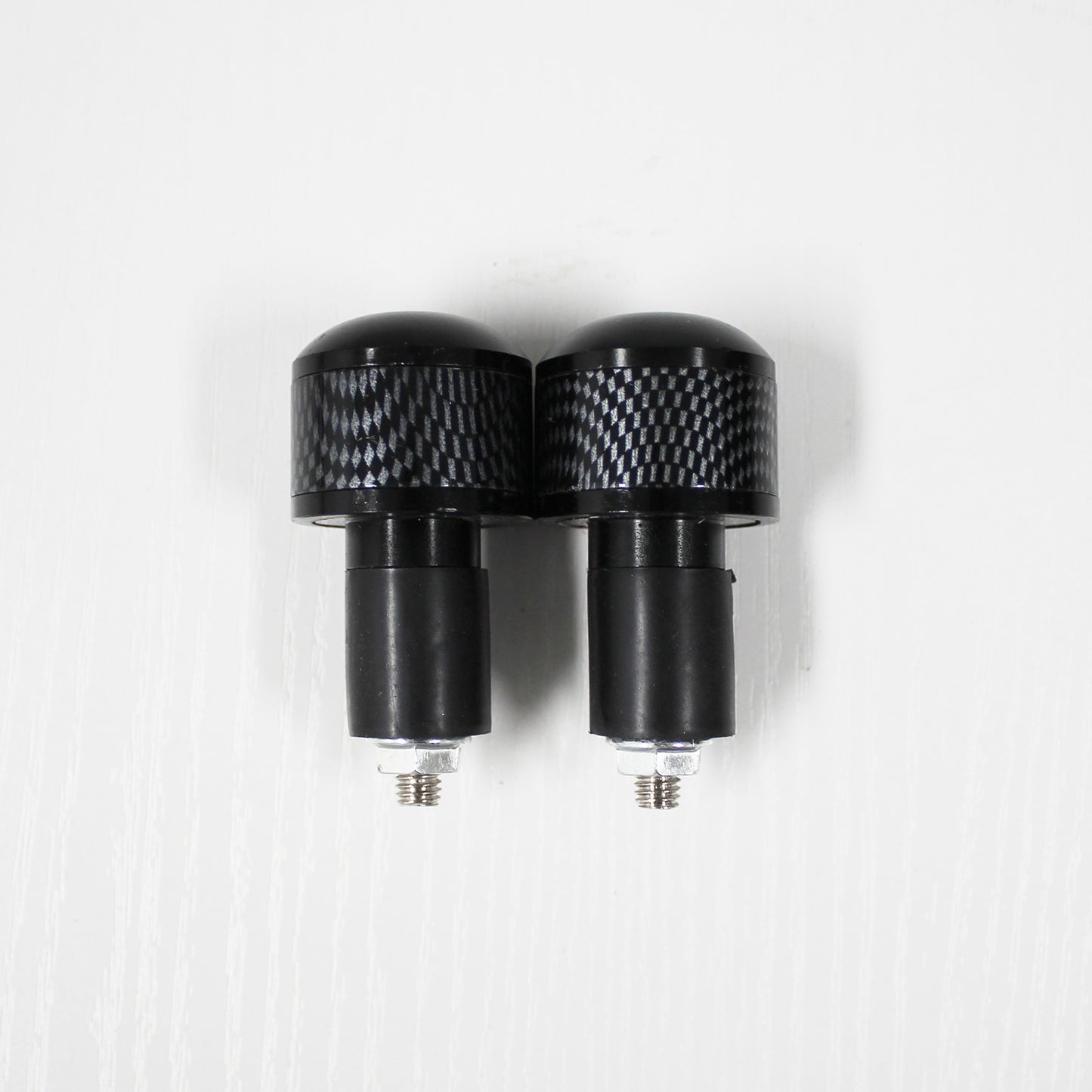 7" Motorcycle Handlebar Cap Hand Grips Bar End Plug Accessories Pair