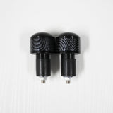 7" Motorcycle Handlebar Cap Hand Grips Bar End Plug Accessories Pair - TDRMOTO
