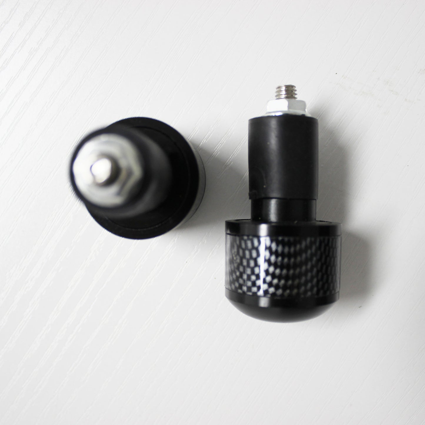 7" Motorcycle Handlebar Cap Hand Grips Bar End Plug Accessories Pair