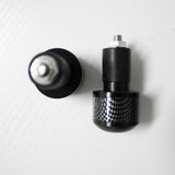 7" Motorcycle Handlebar Cap Hand Grips Bar End Plug Accessories Pair - TDRMOTO