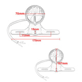 Universal “STOP” Face Brake Light, Vintage Motorcycle Bulb Light Tail Brake Light - TDRMOTO