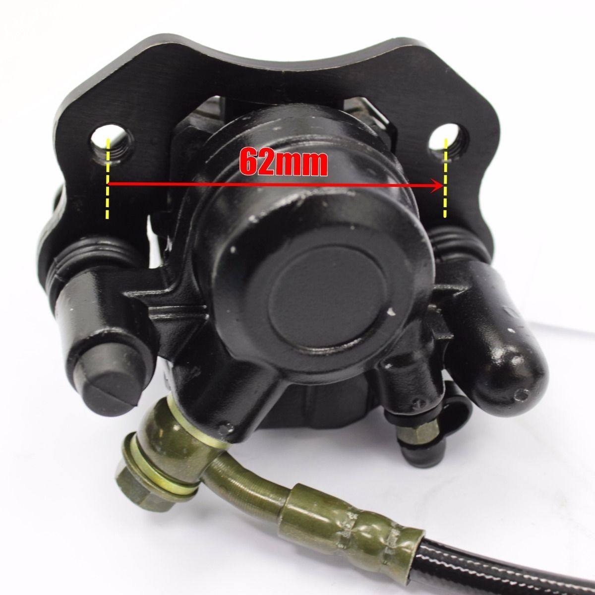 Hydraulic Rear Disc Brake Caliper System & Brake Pads for 50cc 70cc 90cc 110cc 125cc Quad Dirt Bike ATV Buggy - TDRMOTO