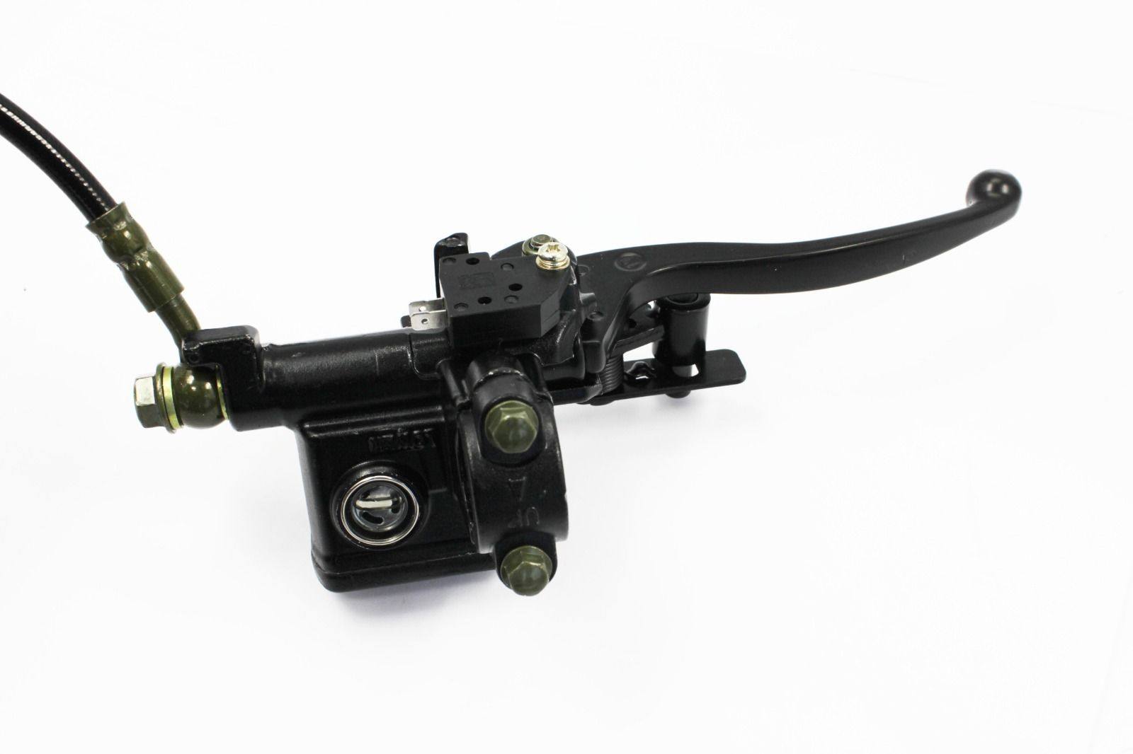 Hydraulic Rear Disc Brake Caliper System & Brake Pads for 50cc 70cc 90cc 110cc 125cc Quad Dirt Bike ATV Buggy - TDRMOTO