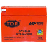 YT4B-BS/GT4B-5 Motorcycle Battery for Yamaha TTR50E TTR90E SR400 Suzuki DRZ70 DRZ50 - TDRMOTO