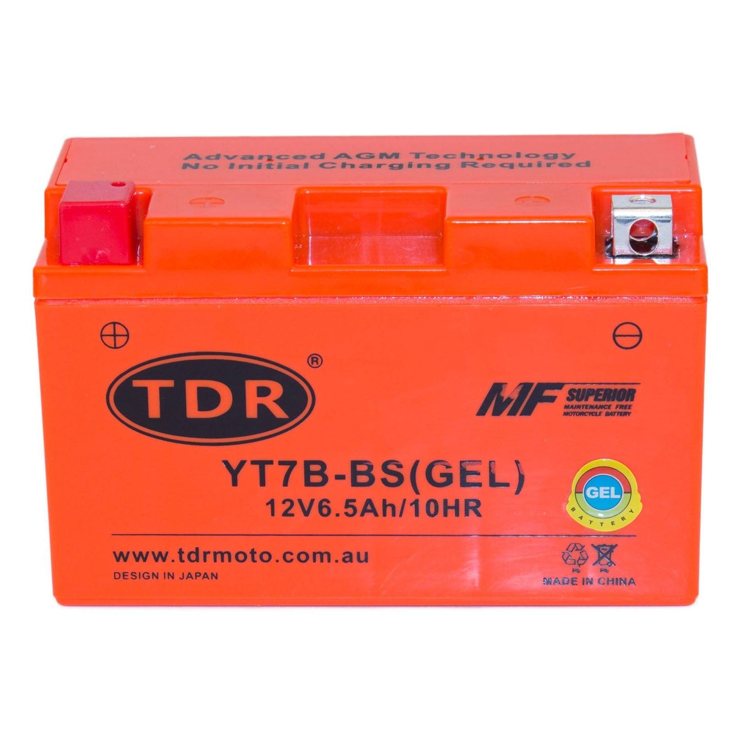 YT7B-BS Battery Yamaha Zume125 TTR250 Suzuki DRZ400 Kawasaki KLX400R KLX400SR - TDRMOTO