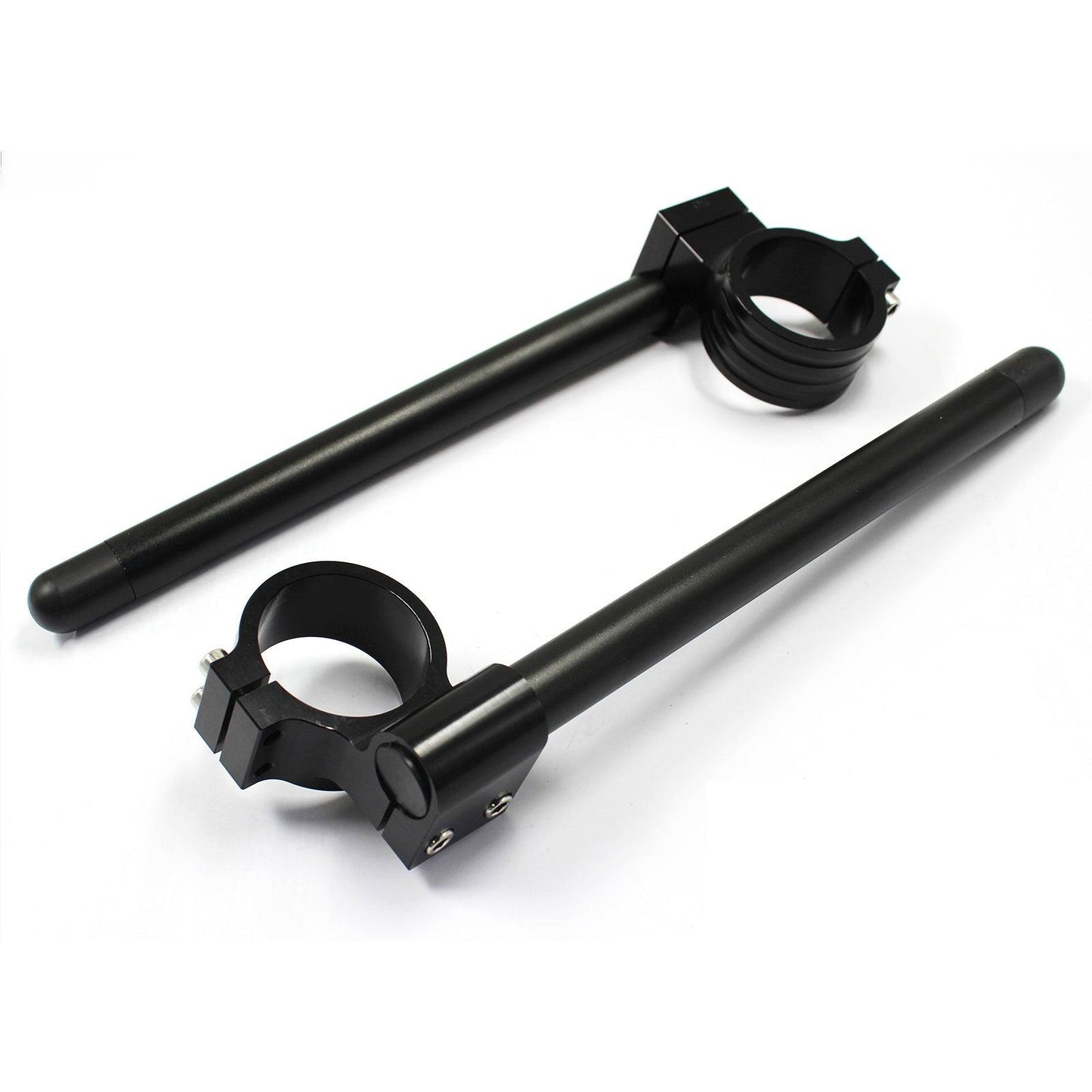 37mm CNC Clip Ons Handle Bars Handlebar For Honda Kawasaki Ninja 250R Ninja 300 - TDRMOTO