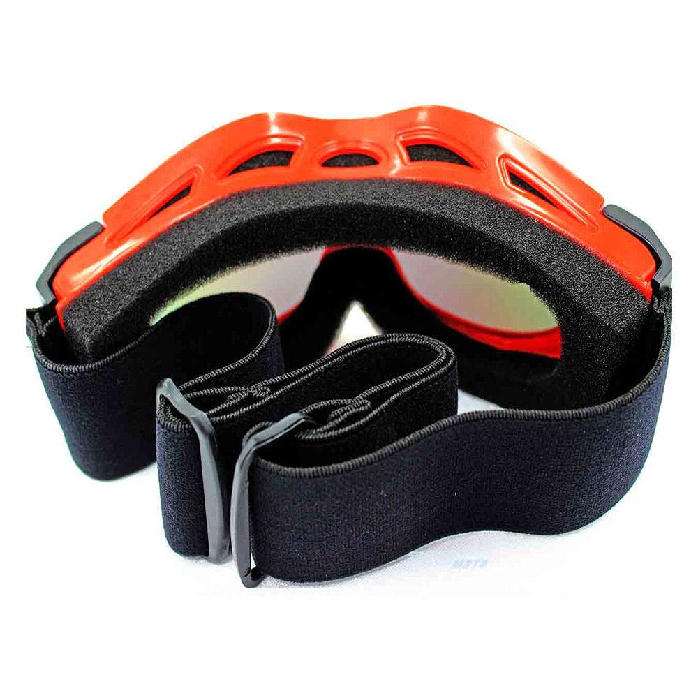 Kids Red Goggles Tinted Lens For Outdoor Motor Sports Cycling Skiing Skateboarding - TDRMOTO