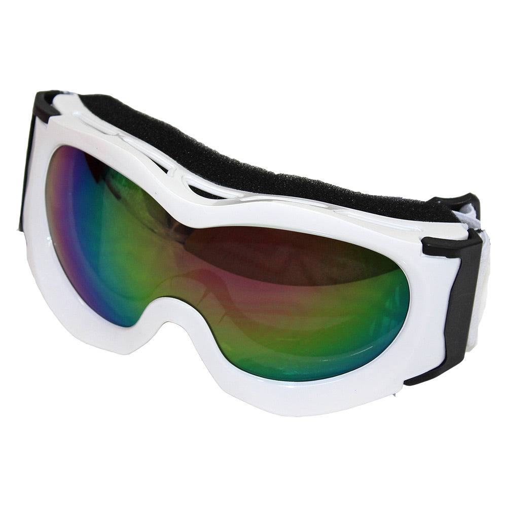 Kids White Goggles Tinted Lens For Outdoor Motor Sports Cycling Skiing Skateboarding - TDRMOTO