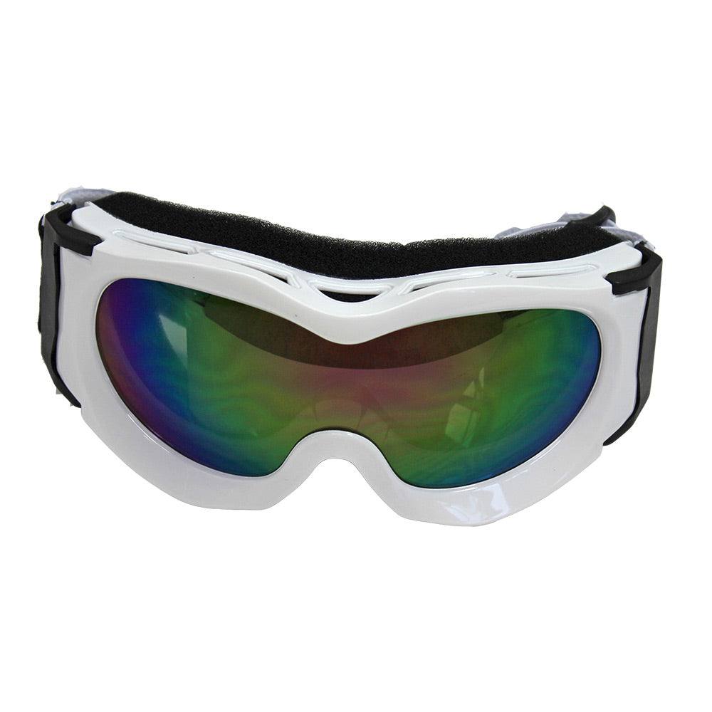 Kids White Goggles Tinted Lens For Outdoor Motor Sports Cycling Skiing Skateboarding - TDRMOTO