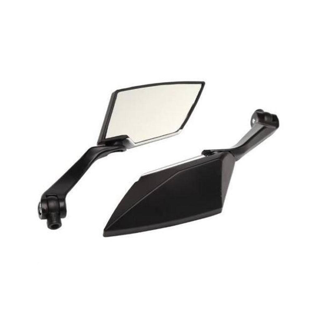 8mm 10mm Black Universal Fit Motorcycle Rear View Mirrors For Honda Yamaha Suzuki Kawasaki Hyosung - TDRMOTO