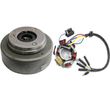 6 Coil Magneto Stator Plate + Flywheel Set 50cc 90cc 110cc 125cc PIT PRO Dirt Bike - TDRMOTO