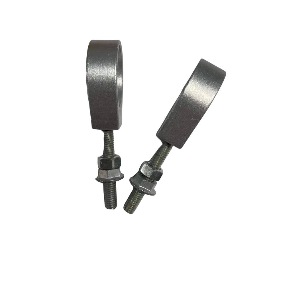 15mm Motorbike Axle Chain Adjuster Tensioner Silver - TDRMOTO