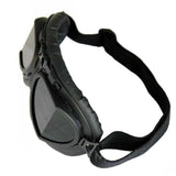 Vintage Protective Gears Pilot Cruiser Scooter Retro Goggles Motorcycle Glasses - TDRMOTO