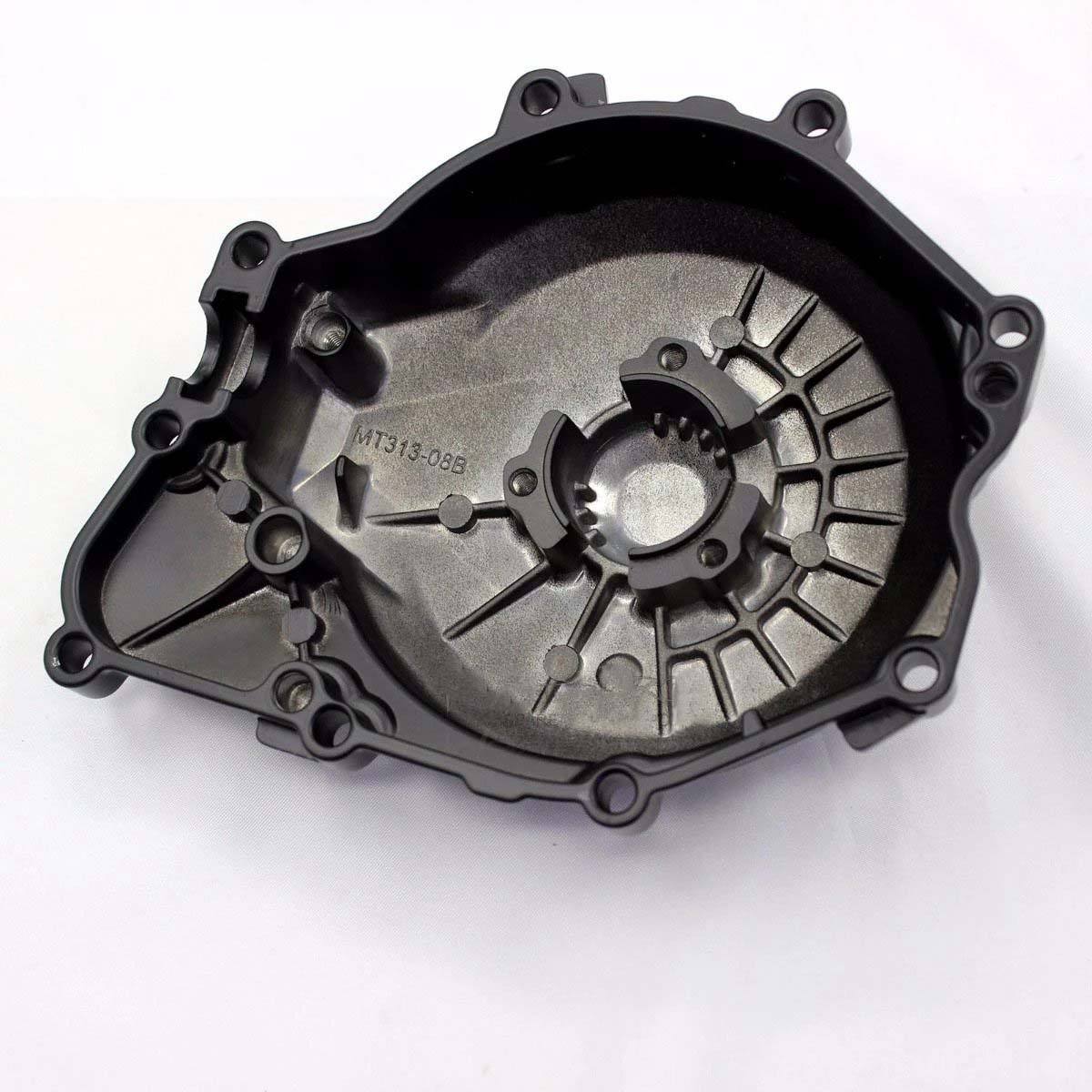 Black Aluminum Engine Stator Case Cover Left Side for Yamaha YZF R6 2006-2011 - TDRMOTO