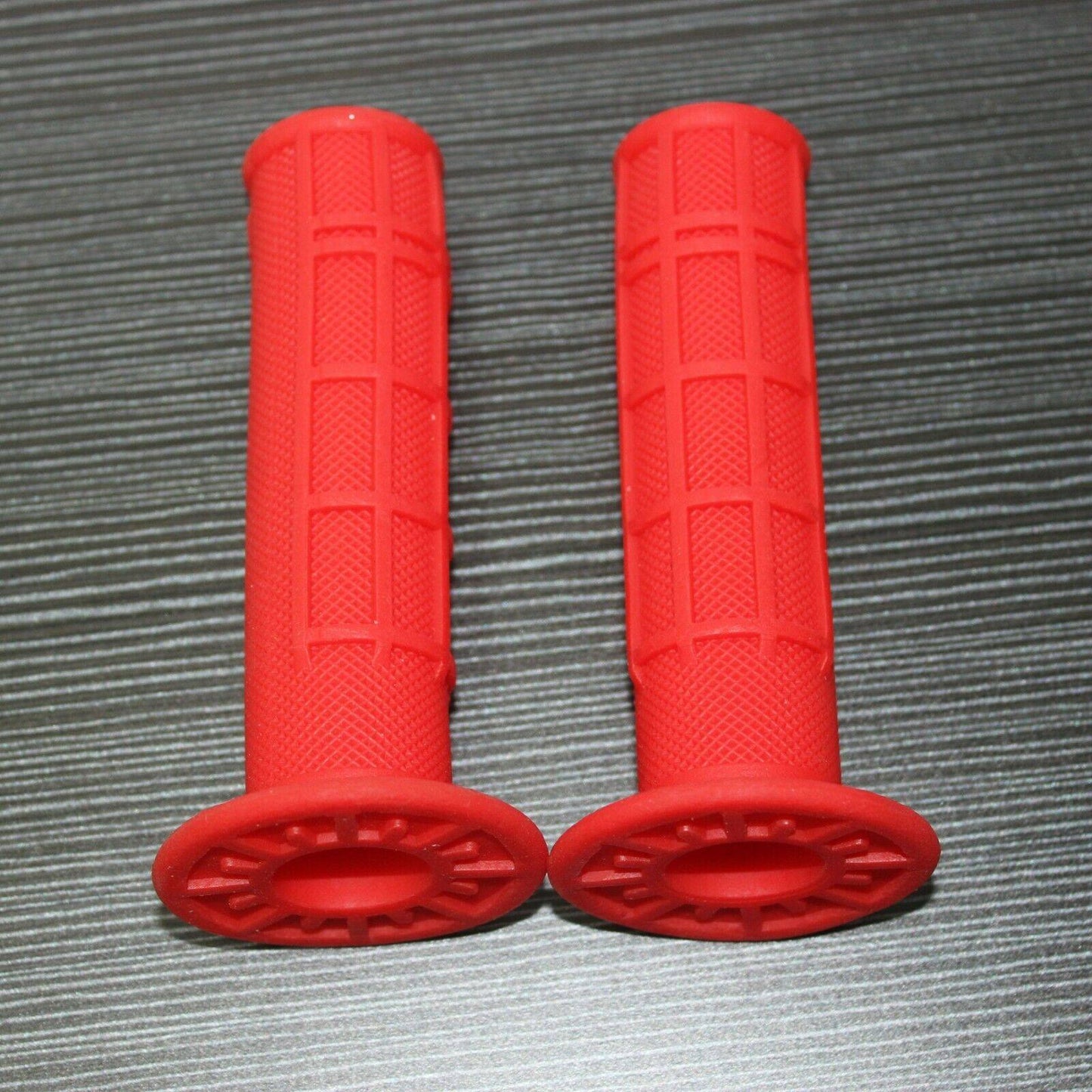 1 Pair Rubber Motorcycle Hand Grip  Handle Bar ATV QUAD Bike 7/8" 22MM - TDRMOTO