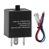 3-PIN LED Flasher Relay Turn Signal Light Blinker For Automotive Motorcycle - TDRMOTO