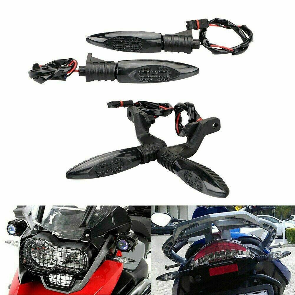 Black Motorcycle LED Turn Signal Indicator for BMW R1200 F800 F650GS F700GS - TDRMOTO