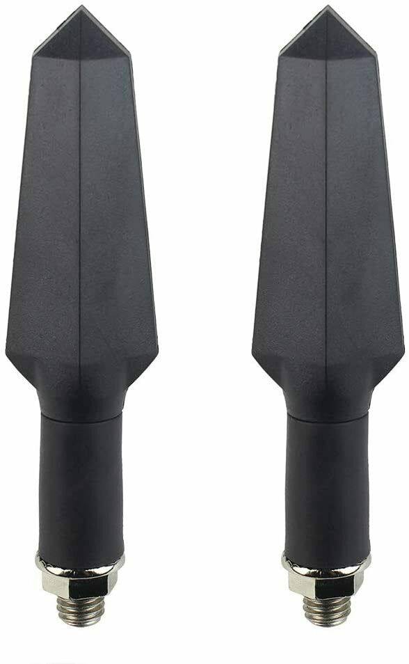 4X Motorcycle LED Turn Signal Indicators Flowing Water Light Amber Blinker Lamp - TDRMOTO