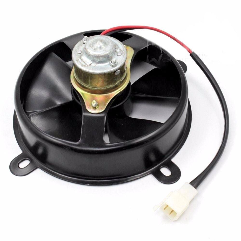 12V 6 inch thermo Radiator COOLING FAN fan Pit Trial dirt bike atv Quad Buggy - TDRMOTO