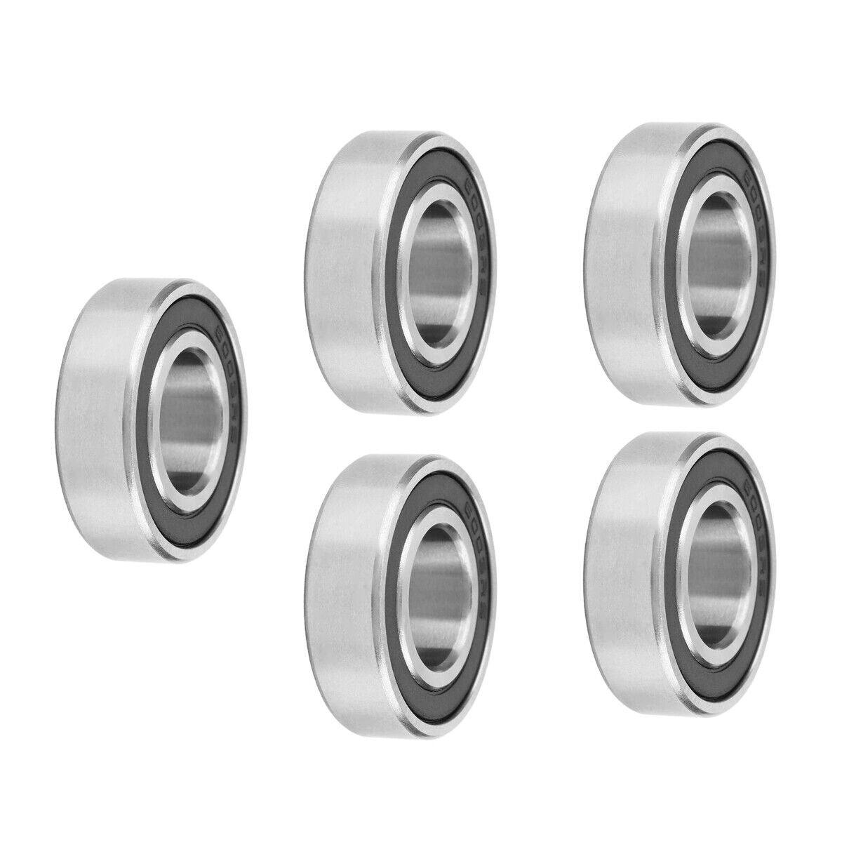 6003RS 35mm x 17mm X 10mm New Bearing Steel Metal Deep Groove Ball Bearings Sealed - TDRMOTO