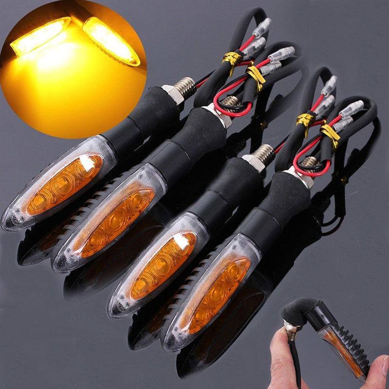 4X LED Turn Signal Indicator Lights Suzuki DR200SE DR350 DR650SE Dual Purpose - TDRMOTO