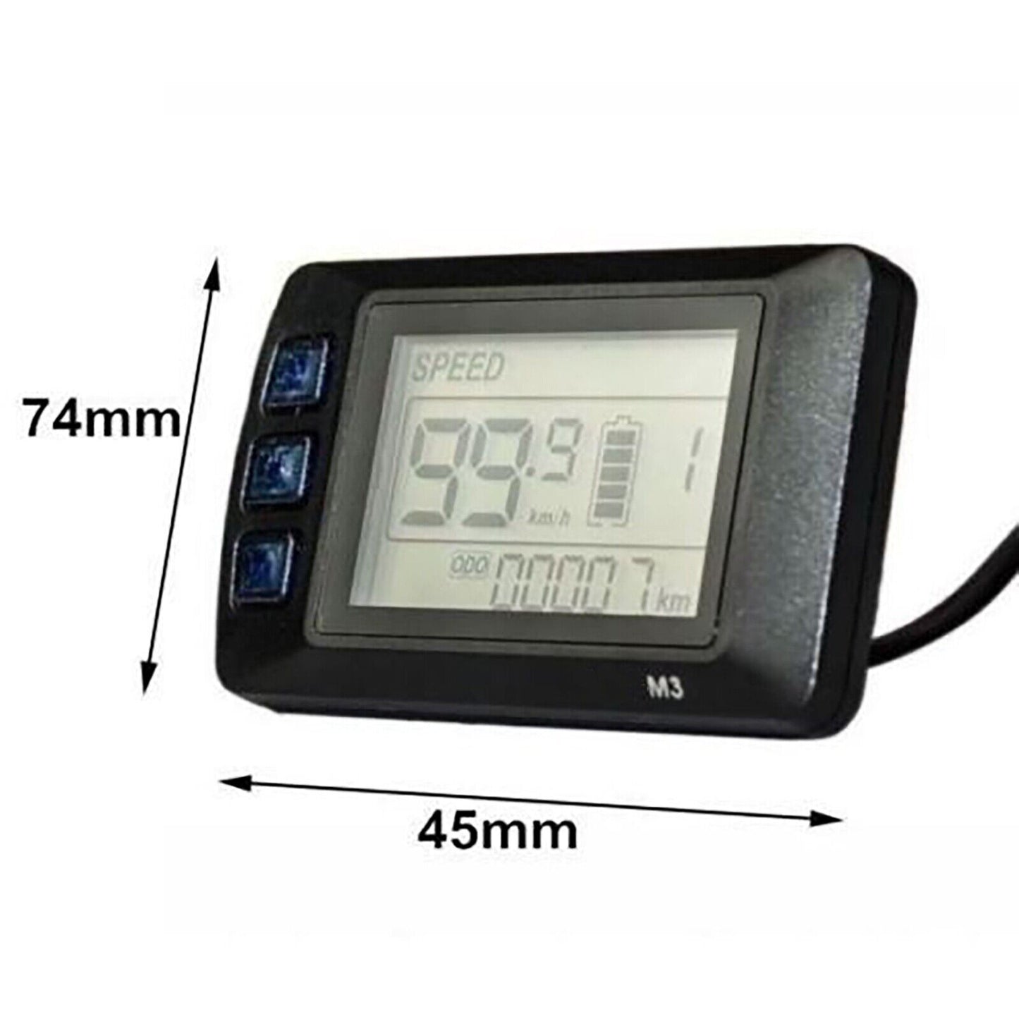 36V OMT3 Speedometer Odometer LCD Digital Control Panel/Display Meter For Electric Ebike Scooter