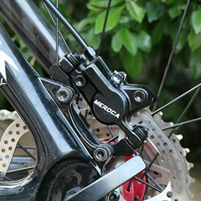 MTB Mountain Bike Hydraulic Disc Brake Levers Caliper Front Rear Set Black - TDRMOTO