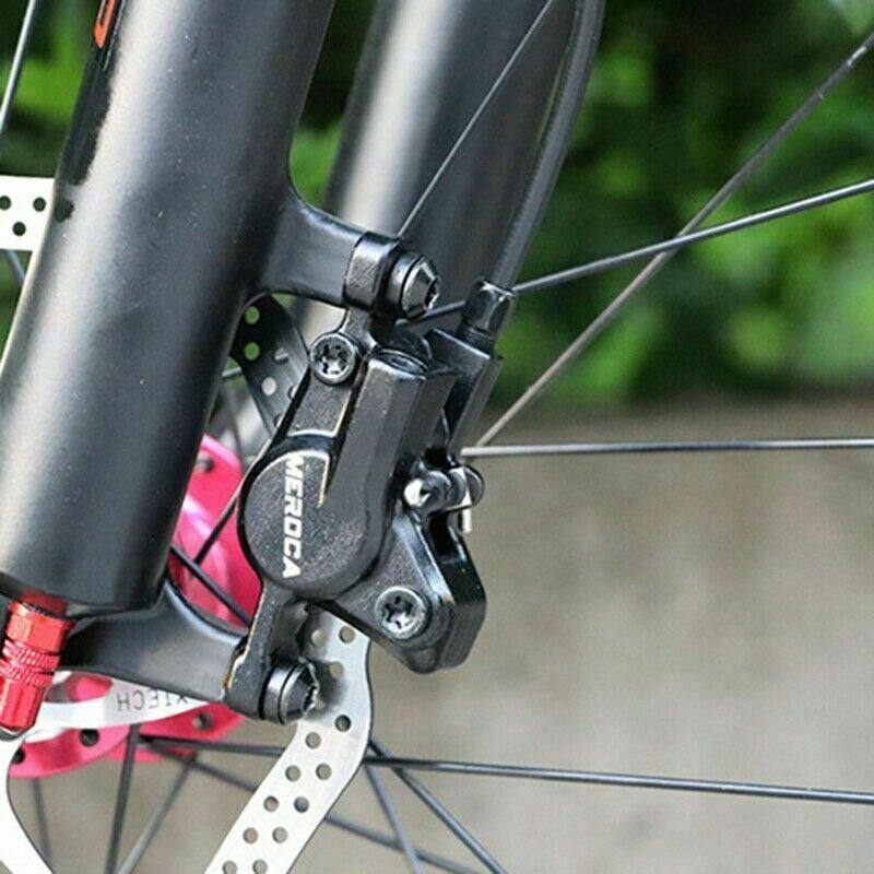 MTB Mountain Bike Hydraulic Disc Brake Levers Caliper Front Rear Set Black - TDRMOTO