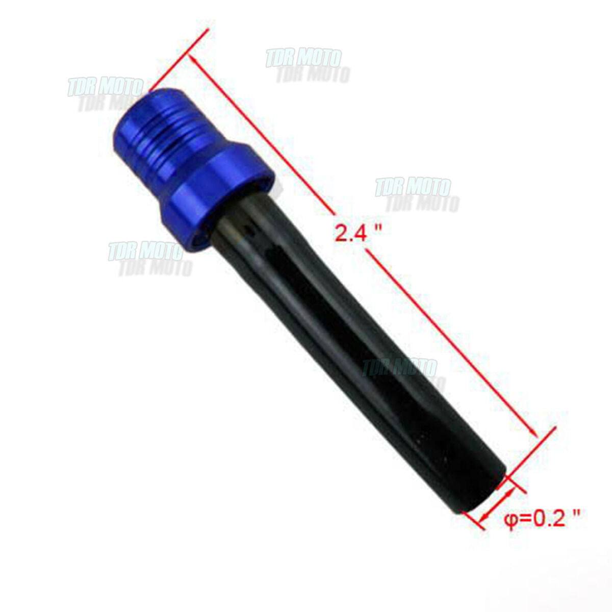 6pcs Colorful Gas Fuel Cap Valve Vent Breather Hose Black Tube Dirt Bike Tank - TDRMOTO