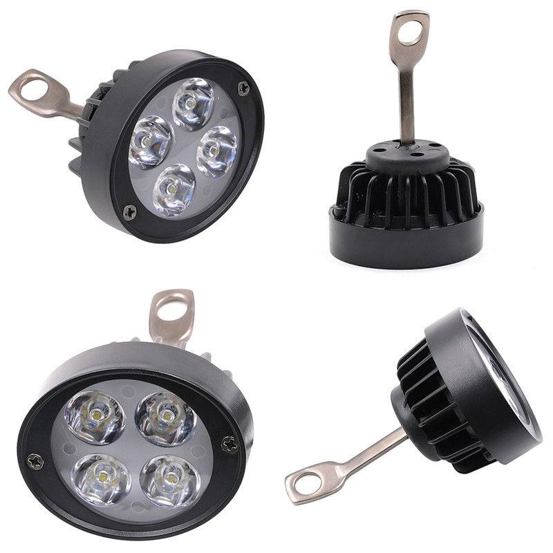 2x 4 LED Motorcycle Mirror Mount LED Driving Headlight Fog Spot Light Spotlight - TDRMOTO