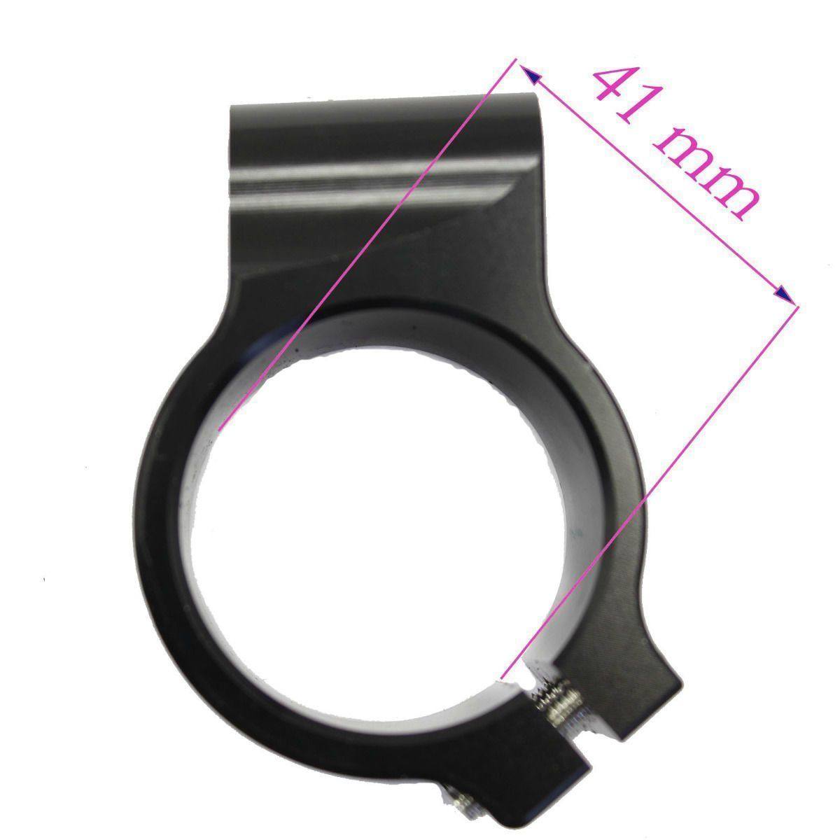 Black 41mm Clip Ons Fork Handle Bars Handlebars CNC Motorcycle Universal Honda - TDRMOTO