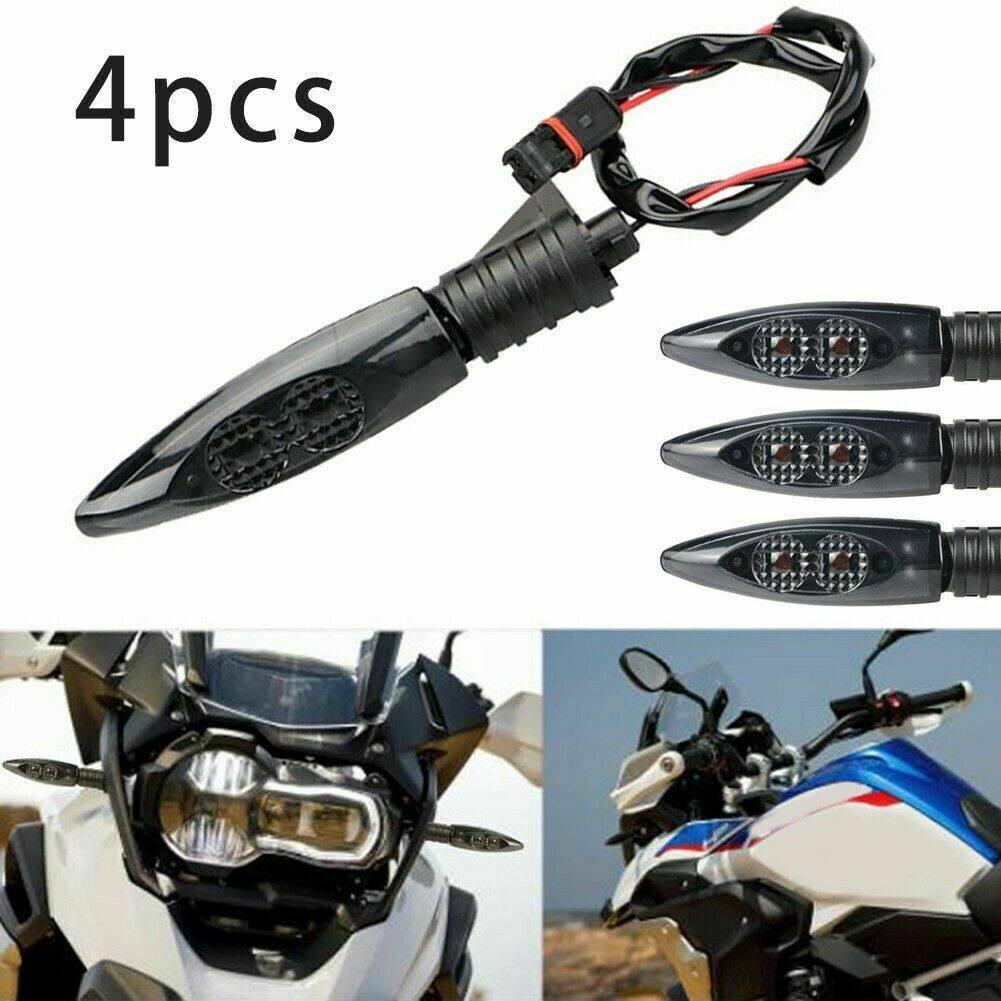Black Motorcycle LED Turn Signal Indicator for BMW R1200 F800 F650GS F700GS - TDRMOTO