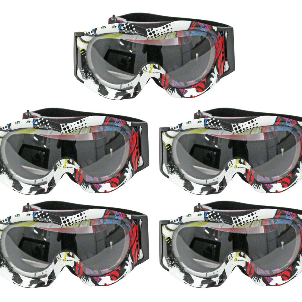 Clear Len Kid/Boys/Girls Motocross Motorbike Anti-fog UV Protection MX Goggles - TDRMOTO