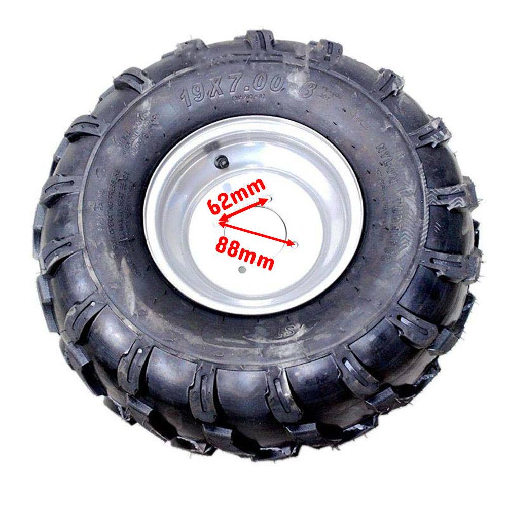 19x7-8" inch Front Wheel(tubeless knobby tyre+rim) ATV Quad Buggy Ride on Mower - TDRMOTO
