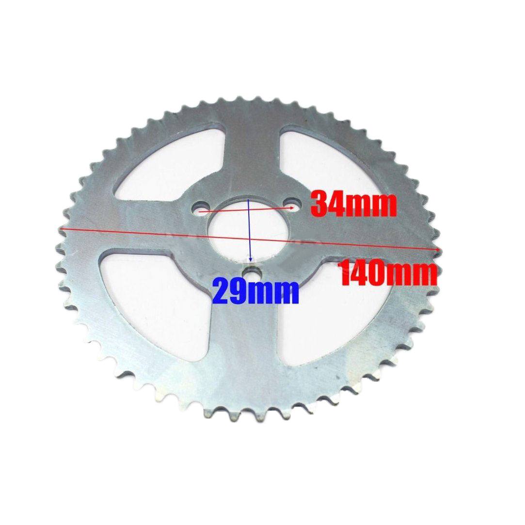 T8F Chain 54T Rear Sprocket Cog 49cc Mini PIT Pocket Rocket Quad Drit Bike ATV - TDRMOTO