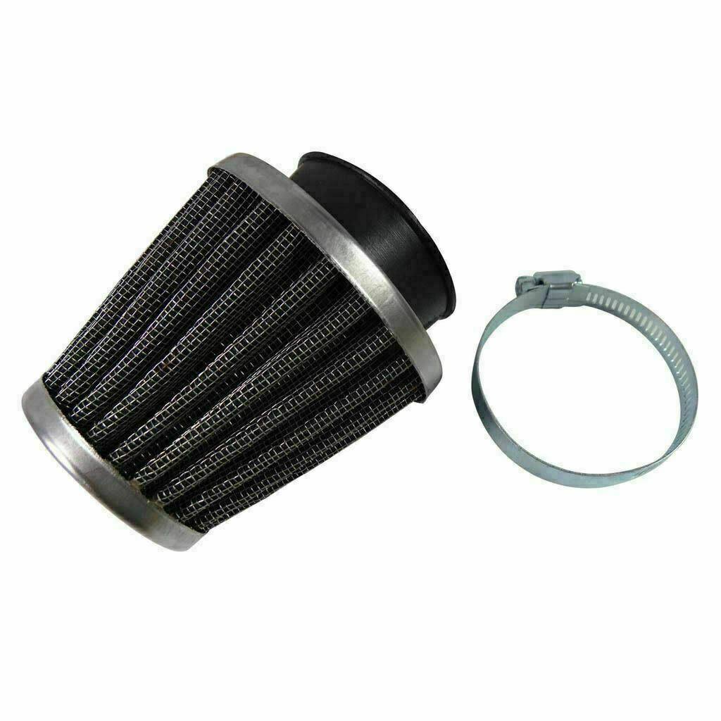 1x 42mm Chrome Pod Air Filter For Dirt Bikes ATV Quad Buggy Go Kart - TDRMOTO