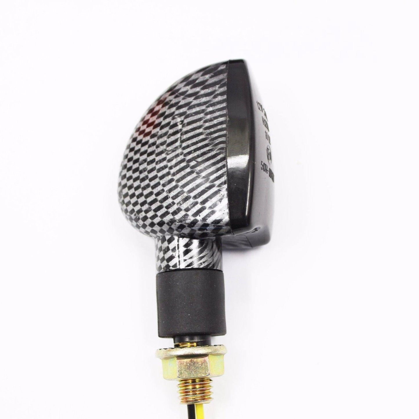 4x Carbon LED Turn Signal Indicators Blinker Amer Lights For KTM 525 EXC Racing - TDRMOTO