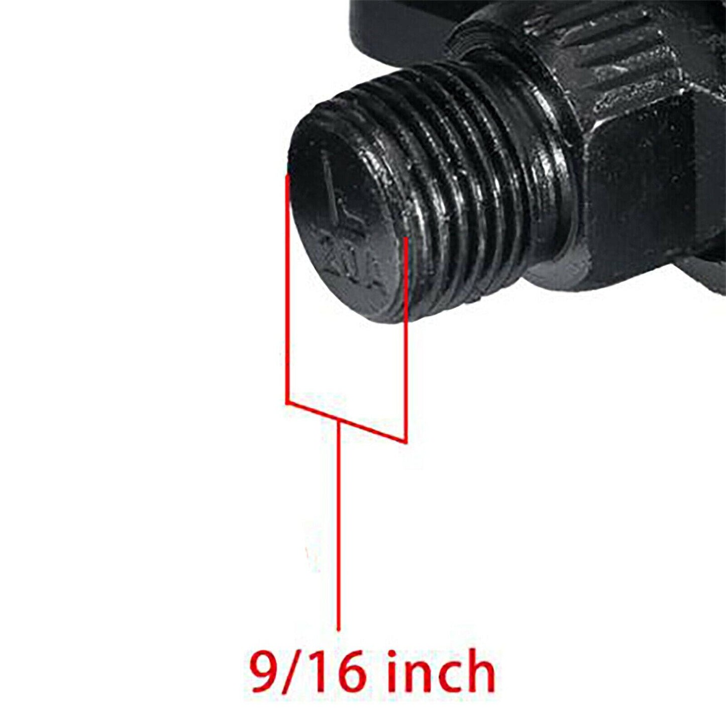 9/16" Bicycle Pedals Foot Pegs for BMX Push Bike Road Bike eBike Flat Platform - TDRMOTO