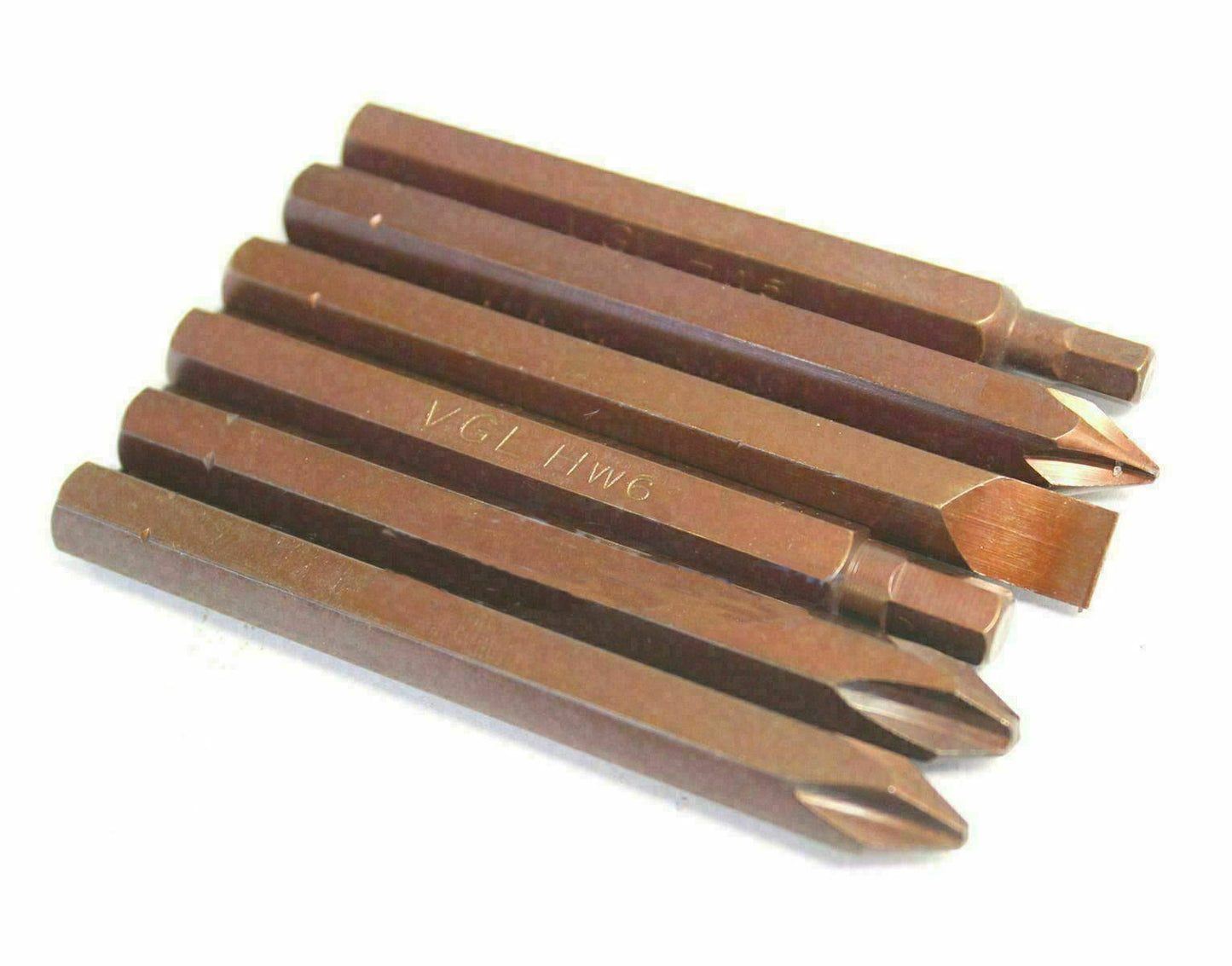 80mm Powers Magnetic Head IMPACT Driver Bit for Decking Trade Screws 6pcs - TDRMOTO