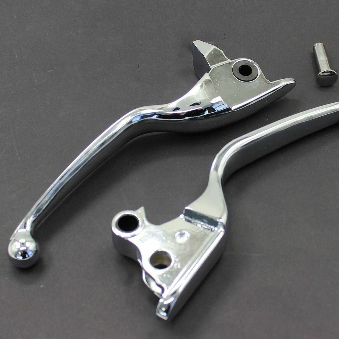 Chrome Brake & Clutch Levers for Harley 11/12/13 Road Glide Ultra FLTRU - TDRMOTO