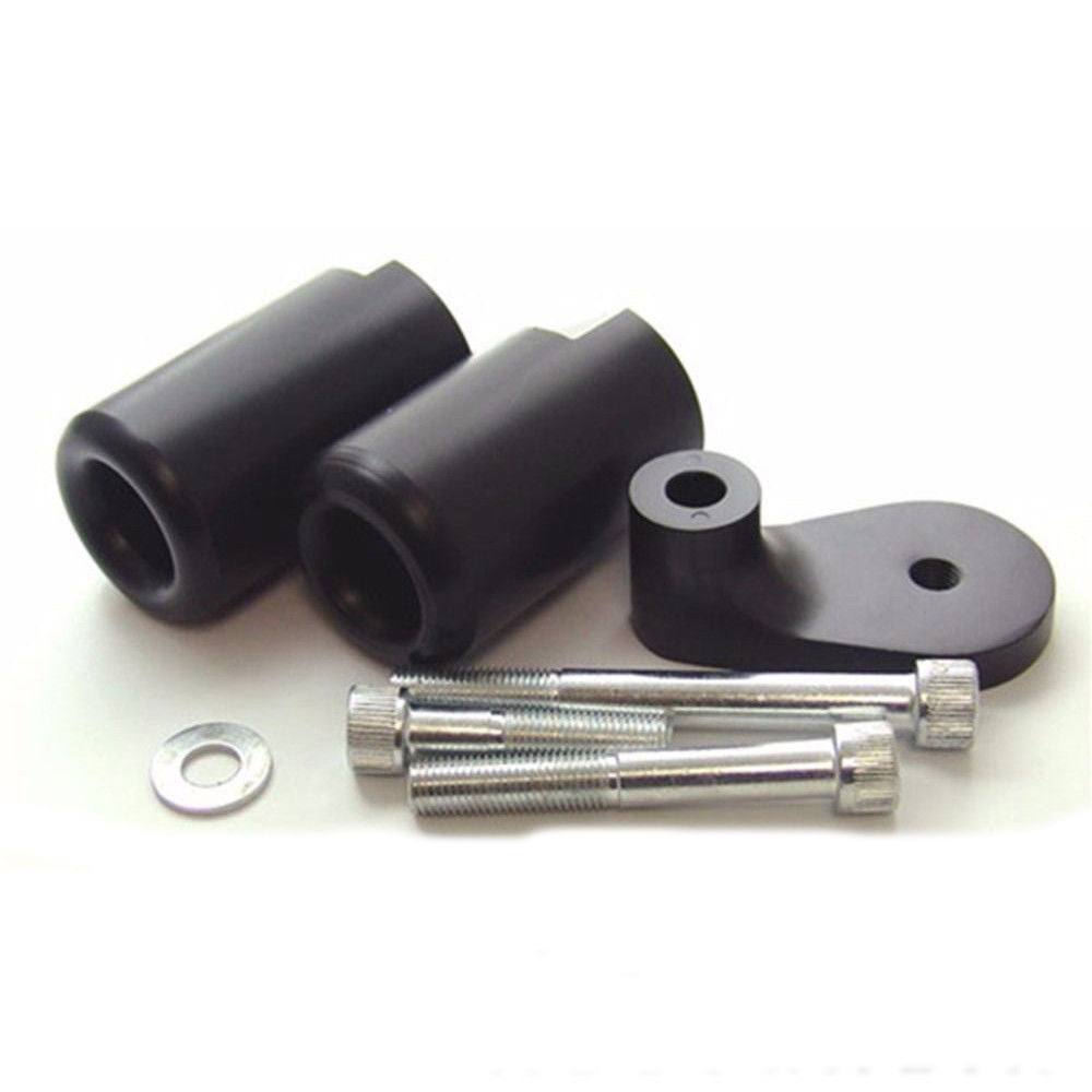 Black Frame Slider Knob Pad Crash Protector Suzuki GSX-R 1000 GSXR1000 01 02 - TDRMOTO