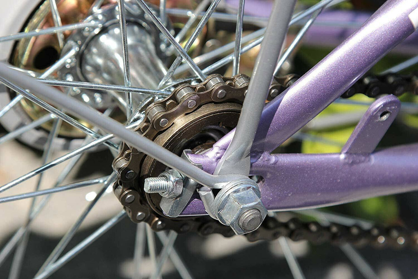 Spark Single Speed Bicycle Silver Chain - Fixie City Urban Bicycle BMX Bike - TDRMOTO