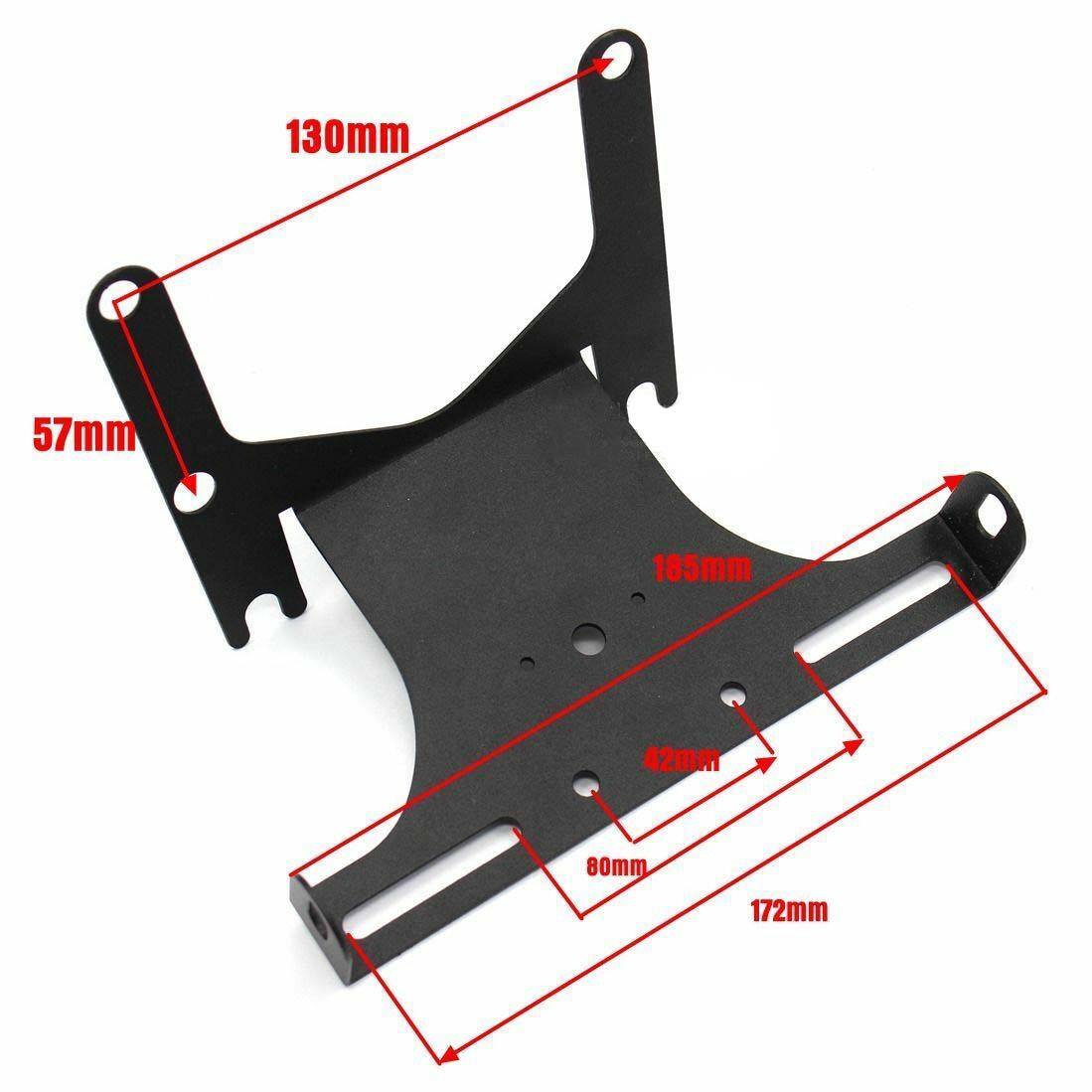 06 07 For Suzuki GSXR750 2006 2007 Black Fender Eliminator Tidy Tail - TDRMOTO