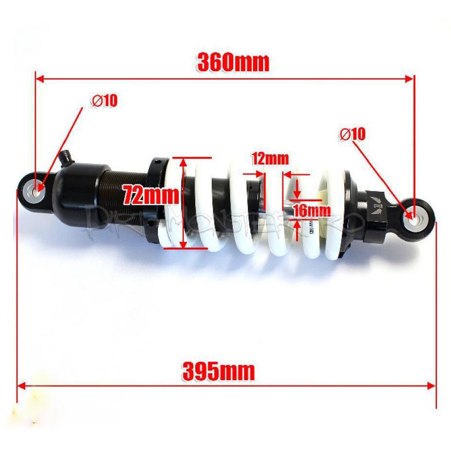 360mm QUALITY Shock Suspension gas Shocker 160cc 200cc 250cc Trail Dirt Bikes - TDRMOTO