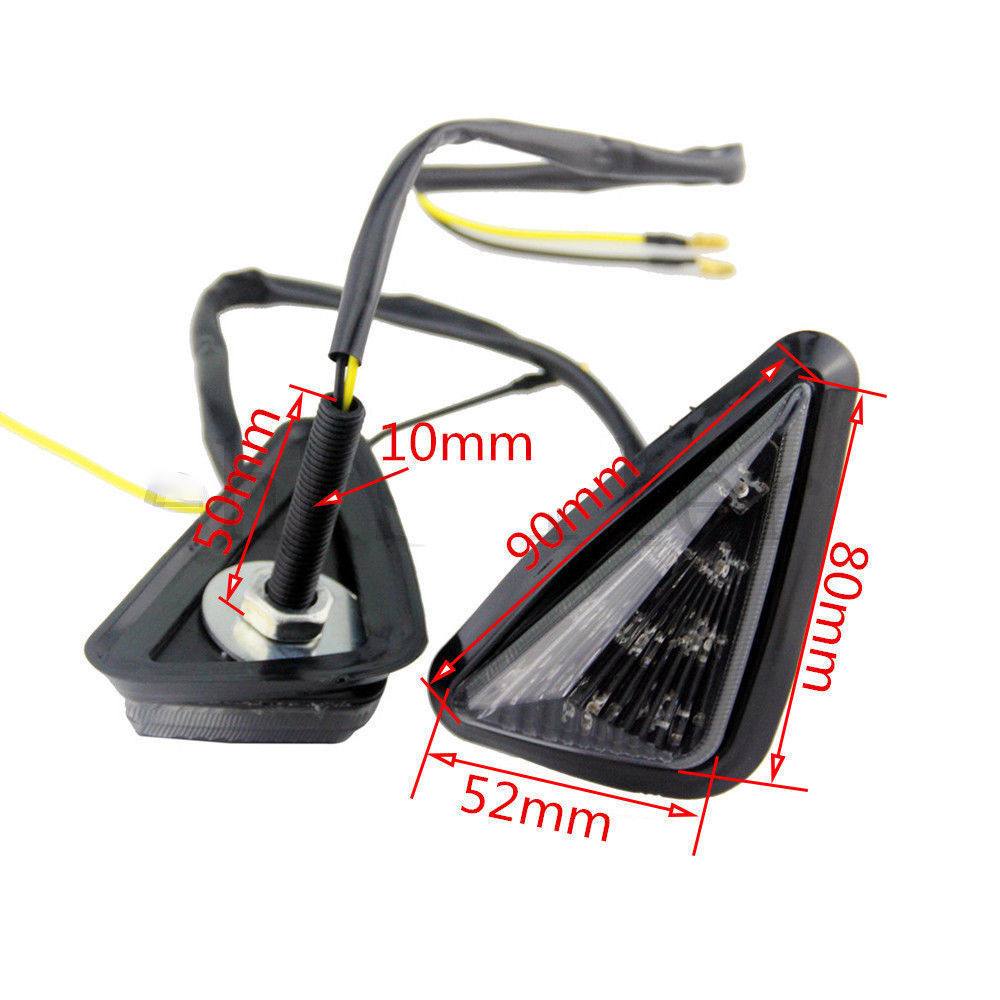 Motorcycle LED Turn Signals LED Lights Indicators Flashers For Yamaha R1 R6 R3 - TDRMOTO