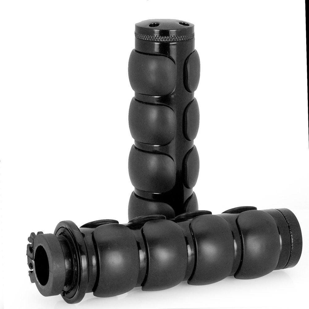1"/25mm Black Handlebar Hand Grips with Throttle Boss - TDRMOTO