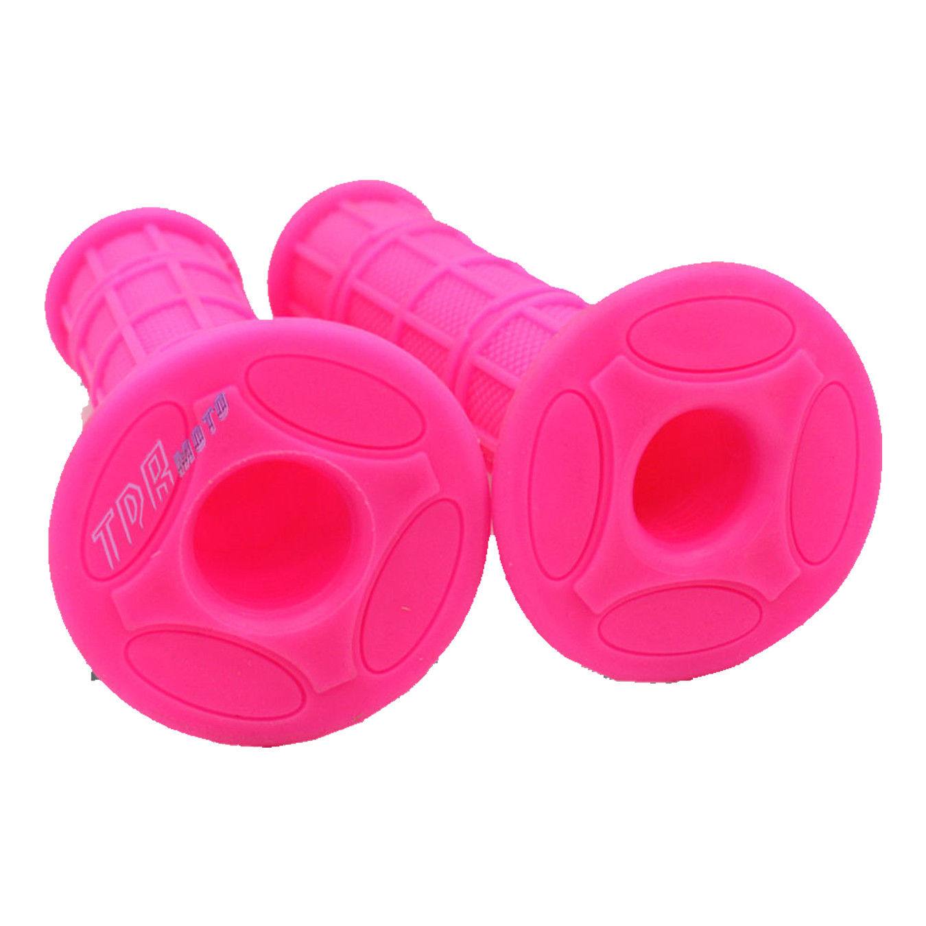 PINK Motorcycle Hand grips 7/8" 22mm Atomik Pitpro 50/90/110/125/150/200/250 cc - TDRMOTO